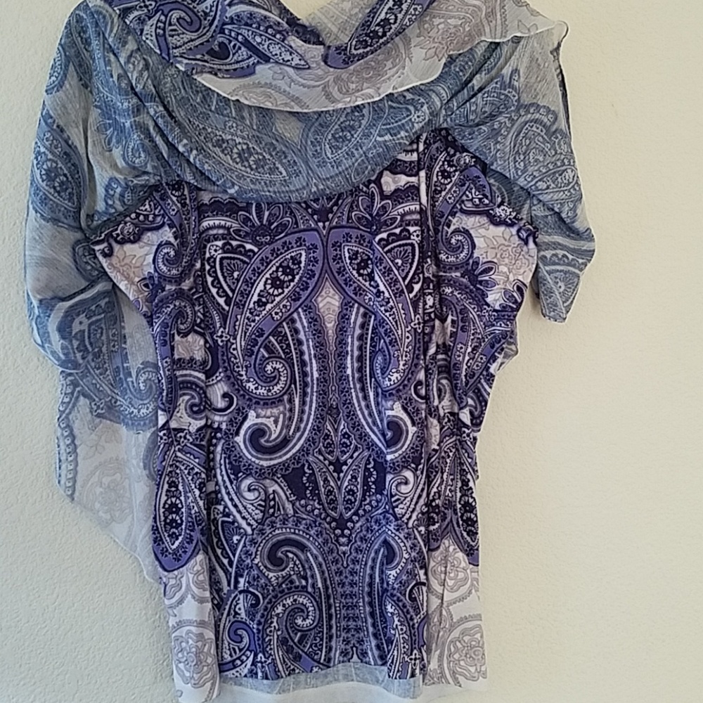 Embellished Flutter Layered Top - image 5